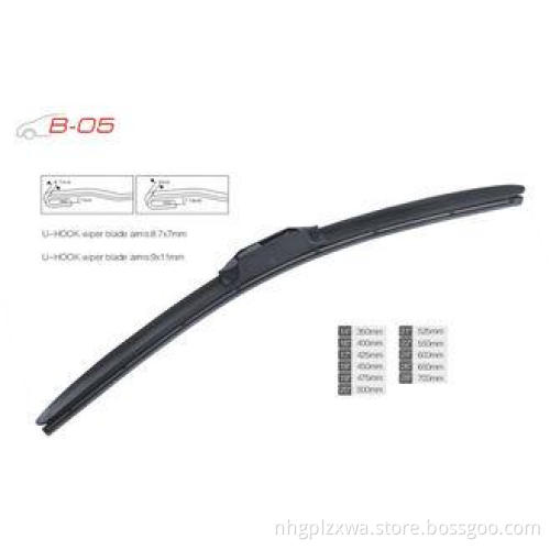 Mazda Lexus Black Car Wiper Blade Universal 14 , Front Wipe